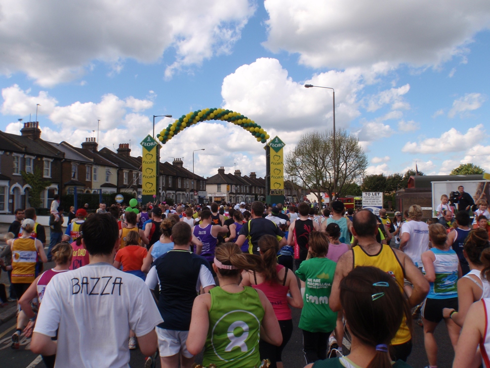 London Marathon Pictures - Tor Rnnow