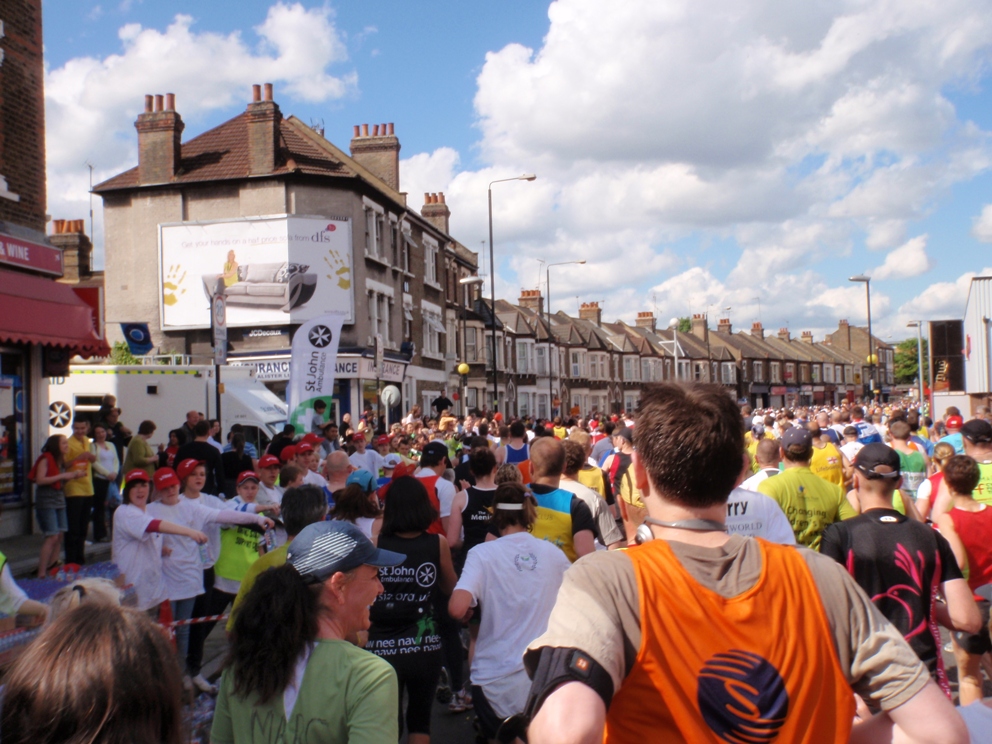 London Marathon Pictures - Tor Rnnow