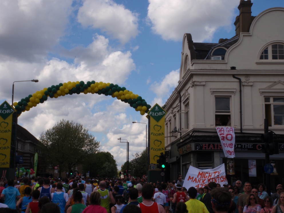 London Marathon Pictures - Tor Rnnow