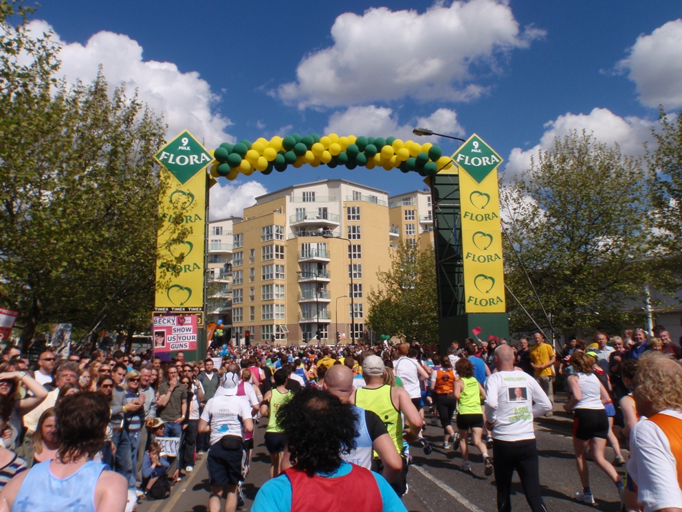 London Marathon Pictures - Tor Rnnow