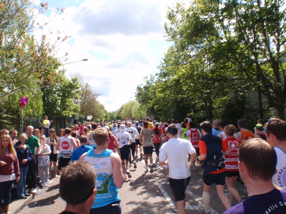 London Marathon Pictures - Tor Rnnow