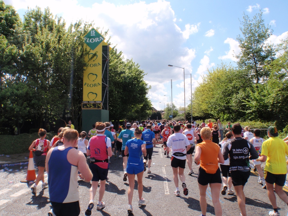 London Marathon Pictures - Tor Rnnow