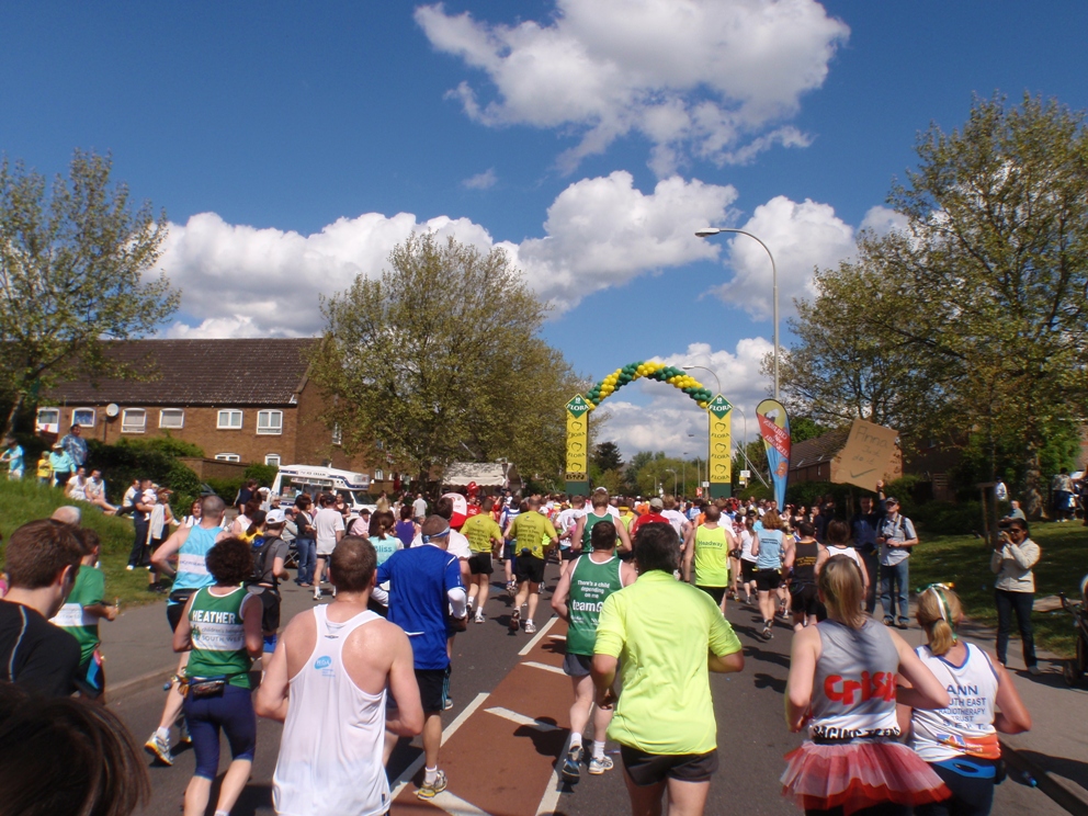 London Marathon Pictures - Tor Rnnow