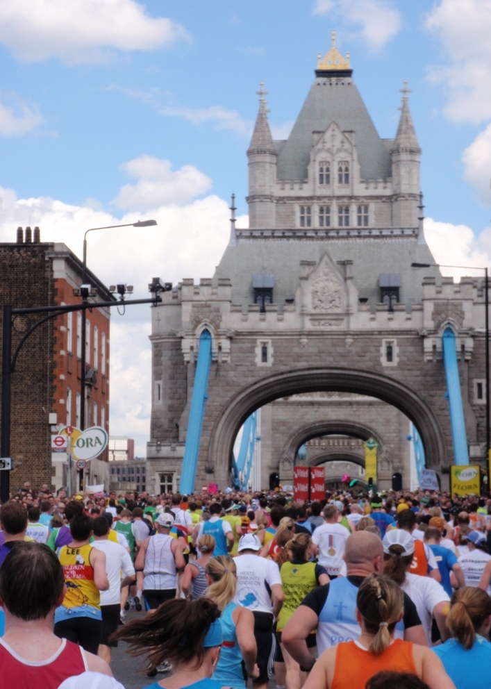 London Marathon Pictures - Tor Rnnow