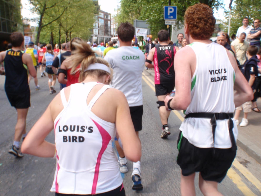 London Marathon Pictures - Tor Rnnow