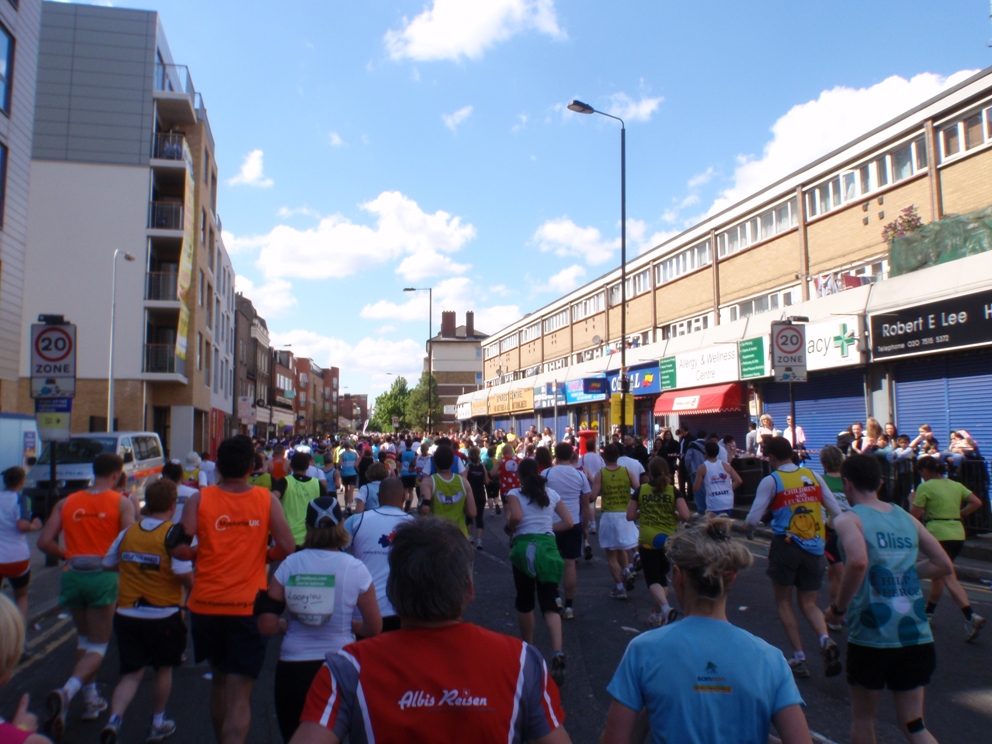 London Marathon Pictures - Tor Rnnow