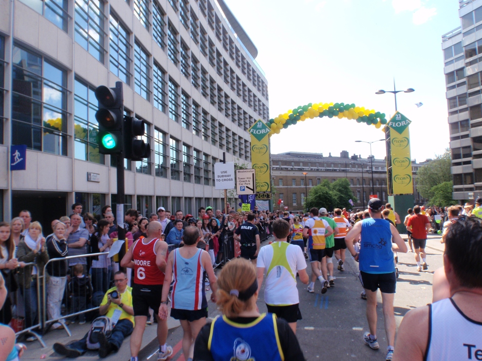 London Marathon Pictures - Tor Rnnow