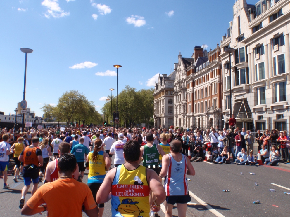 London Marathon Pictures - Tor Rnnow