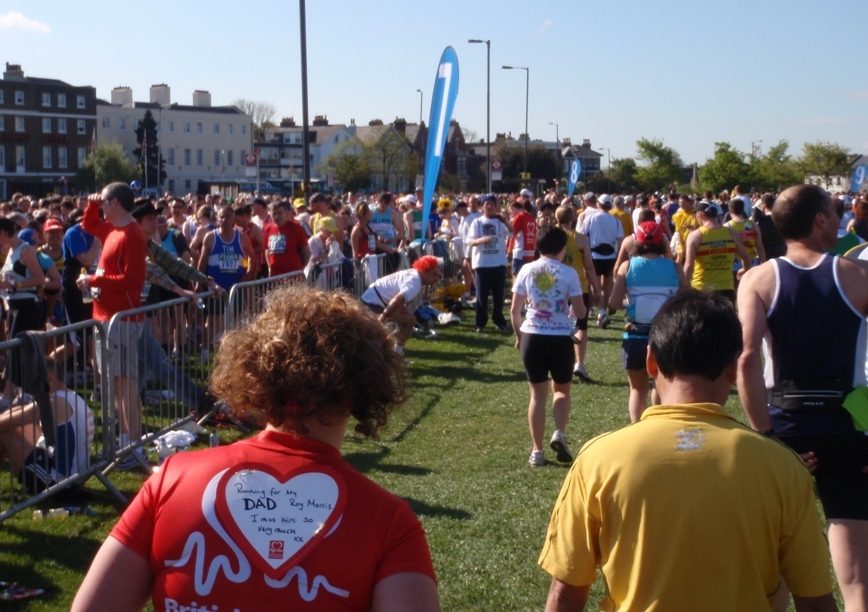 London Marathon Pictures - Tor Rnnow