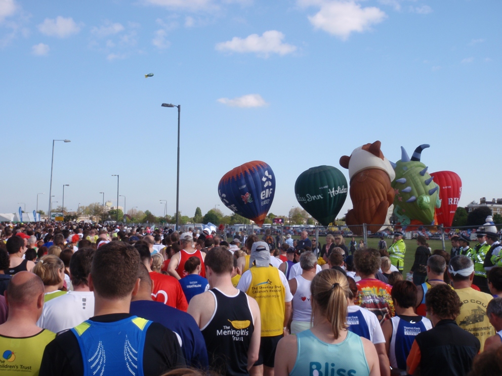 London Marathon Pictures - Tor Rnnow