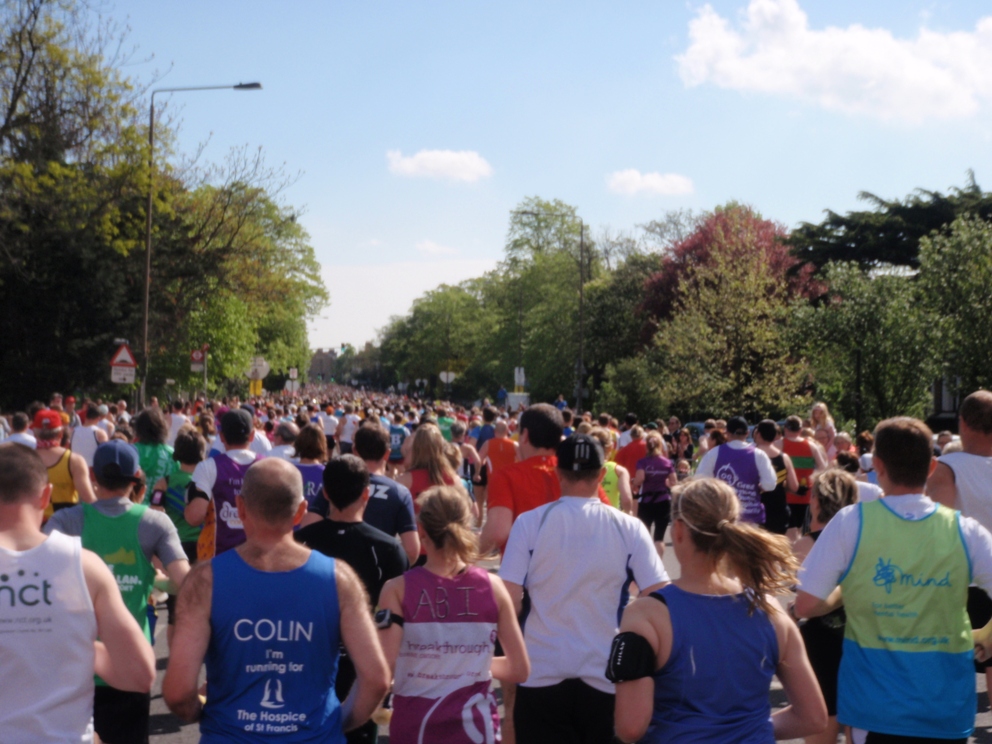 London Marathon Pictures - Tor Rnnow