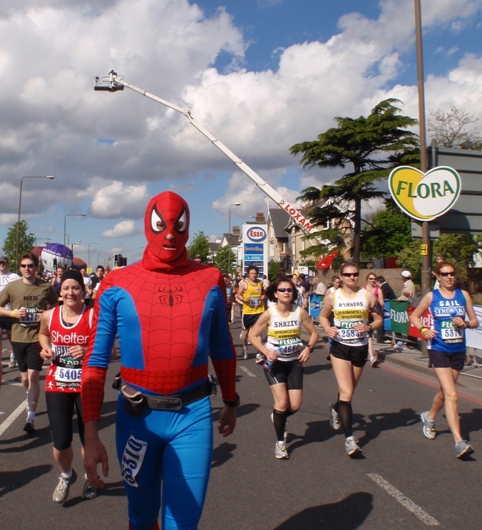 London Marathon Pictures - Tor Rnnow