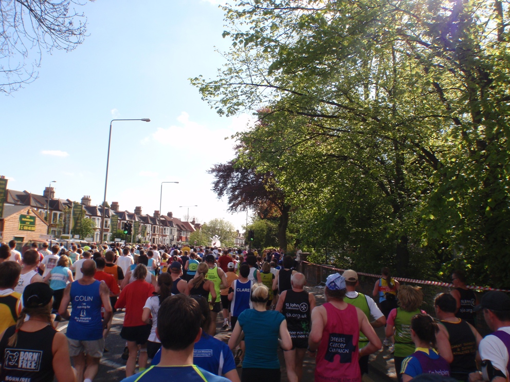 London Marathon Pictures - Tor Rnnow