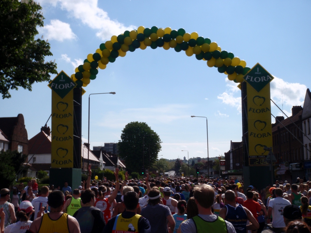 London Marathon Pictures - Tor Rnnow