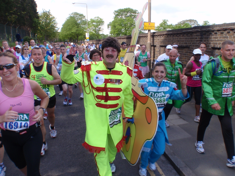 London Marathon Pictures - Tor Rnnow