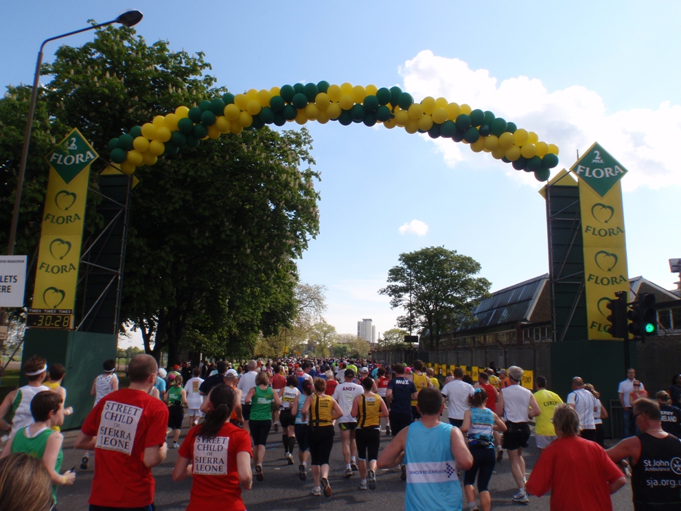 London Marathon Pictures - Tor Rnnow