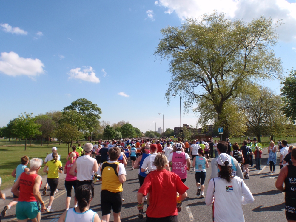 London Marathon Pictures - Tor Rnnow