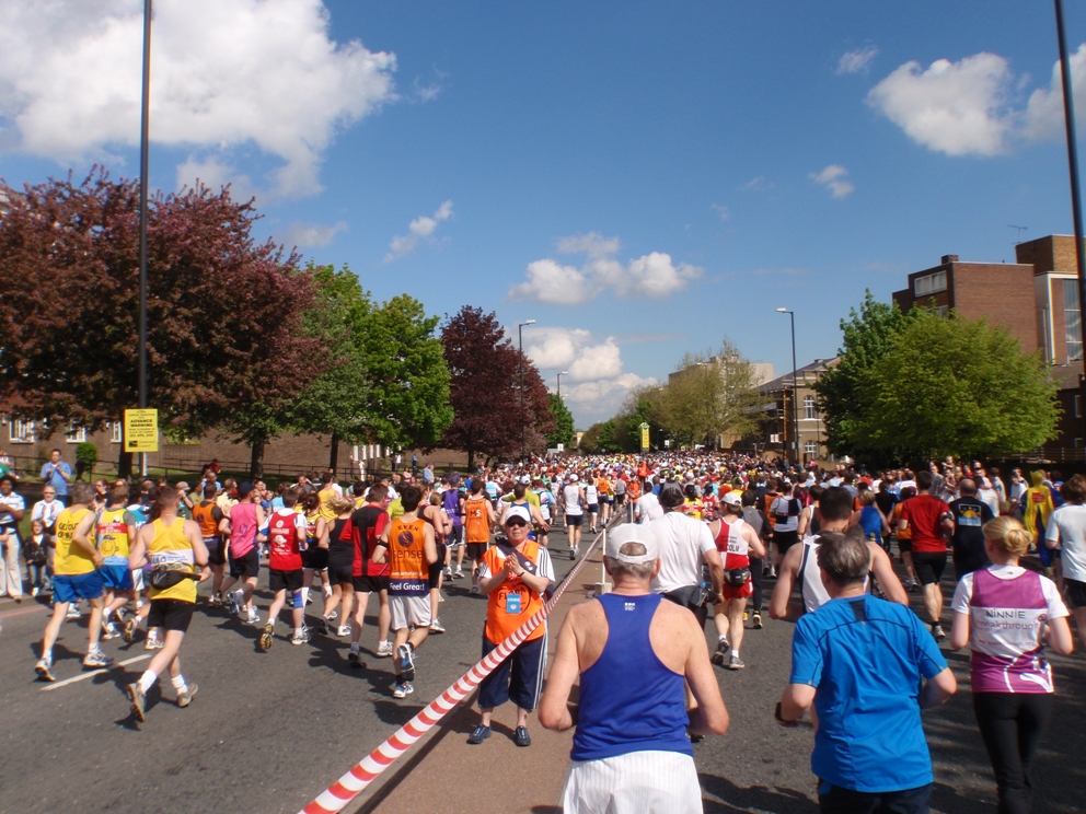 London Marathon Pictures - Tor Rnnow