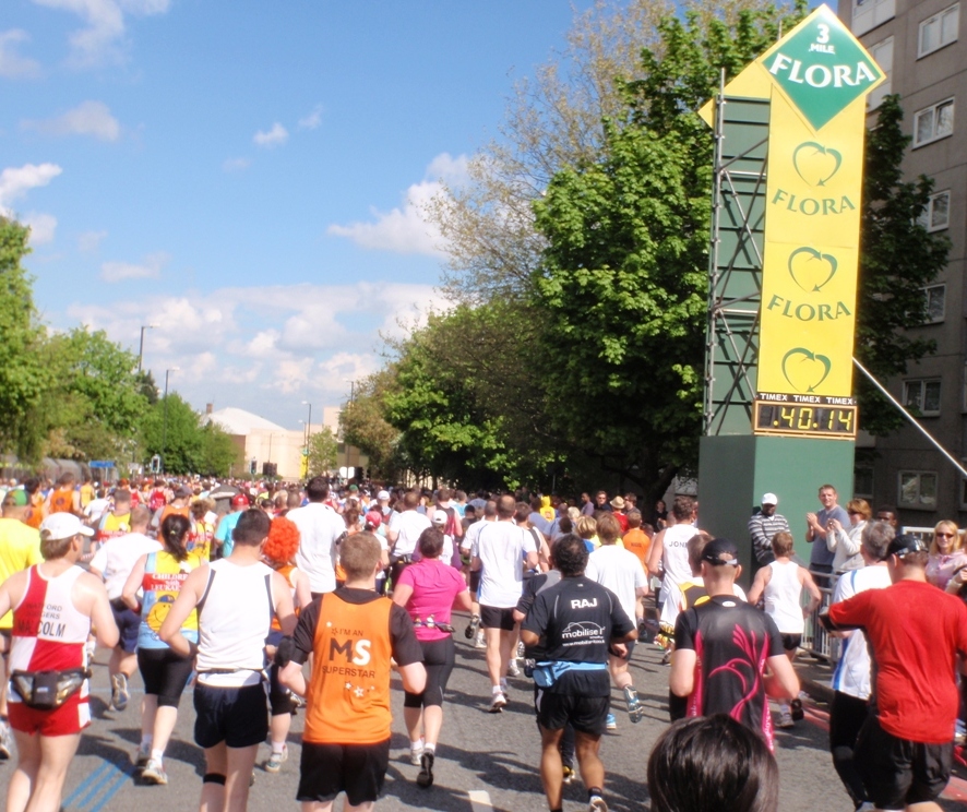 London Marathon Pictures - Tor Rnnow