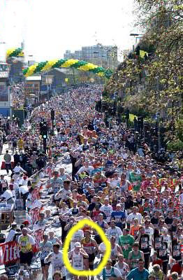 London Marathon Pictures - Tor Rnnow