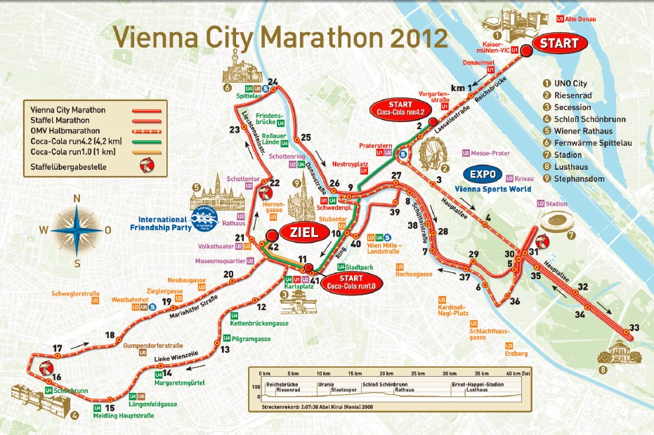 Vienna City Marathon (VCM) 2012 - pictures - Tor Rnnow