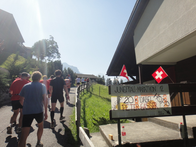 Jungfrau Marathon 2012 - Tor Rnnow