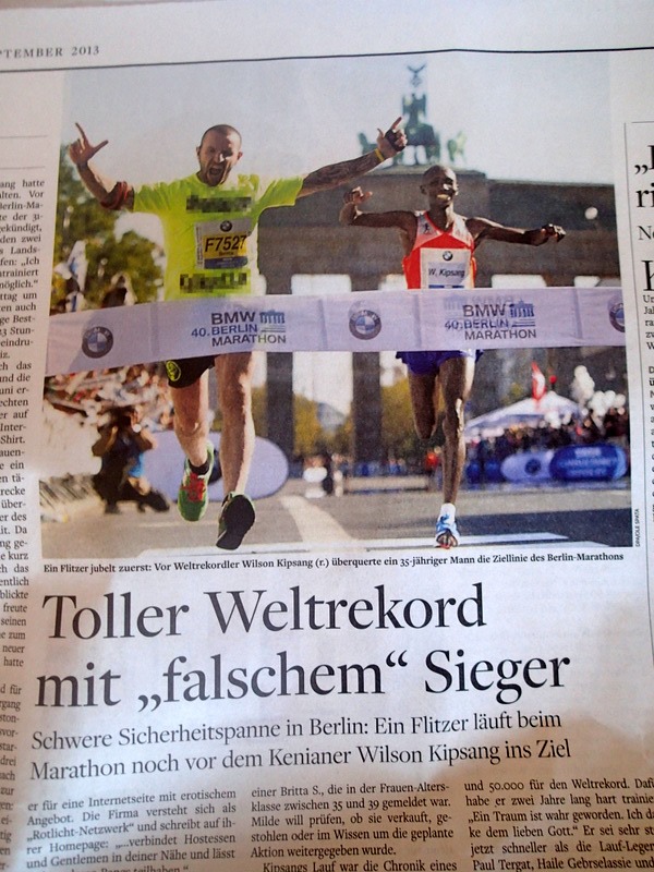 Berlin Marathon 2013 - Tor Rnnow