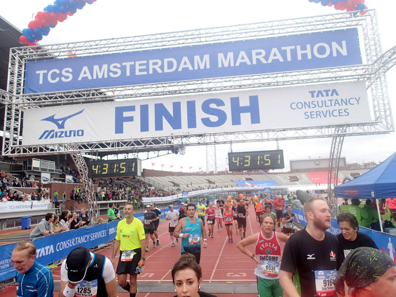 Amsterdam Marathon 2014 - Tor Rnnow 