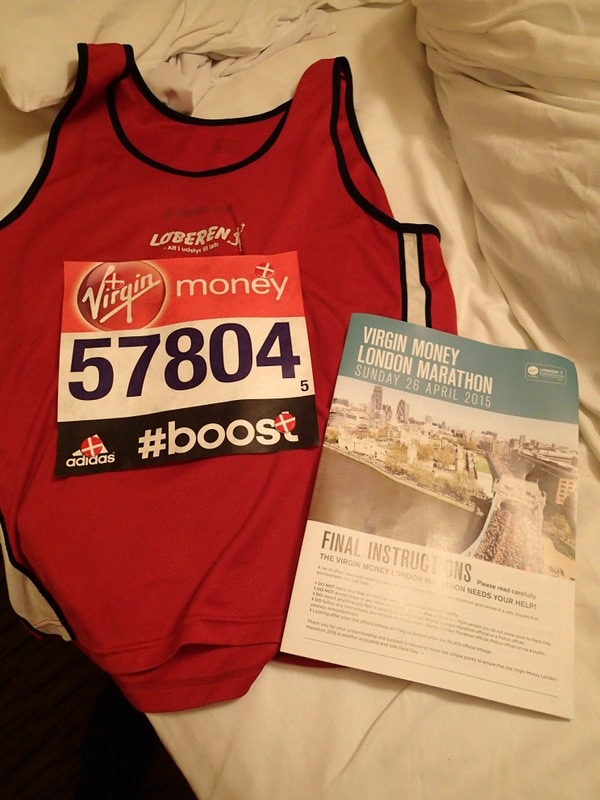 London Marathon 2015 - Tor Rnnow 