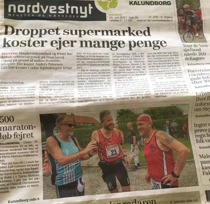 Kalundborg Triple Marathon 2017 nr. 2 - Claus . #500 - Tor Rnnow