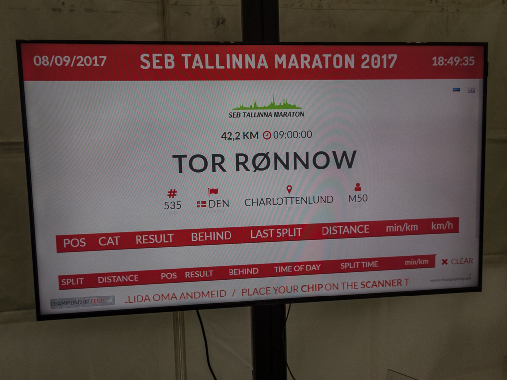 Tallinn Marathon 2017 - Tor Rnnow