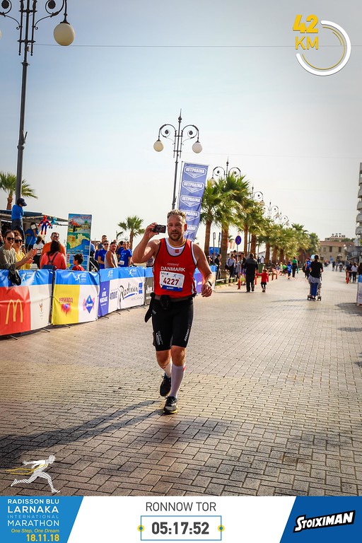 Larnaka Marathon 2018 - Tor Rnnow