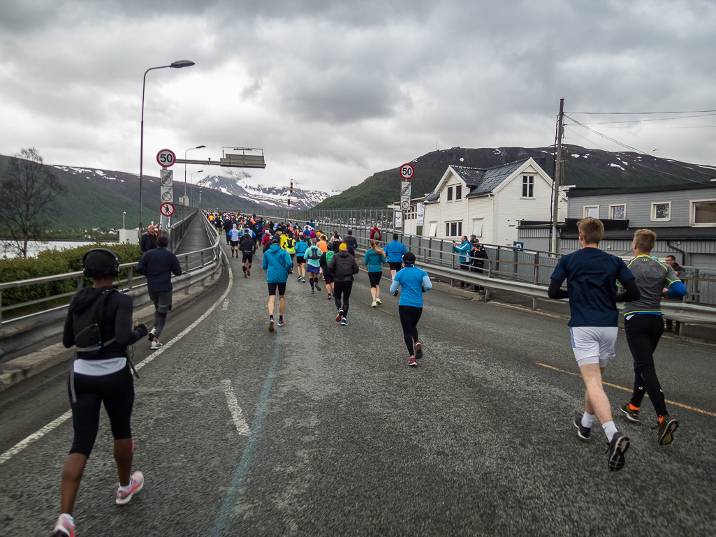 midnight sun marathon in Tromsa¸ / midnight sun marathon in Tromso -  Tromsa¸, Norway, 20/06/2015, Stock Photo, Picture And Rights Managed Image.  Pic. VIG-5511200