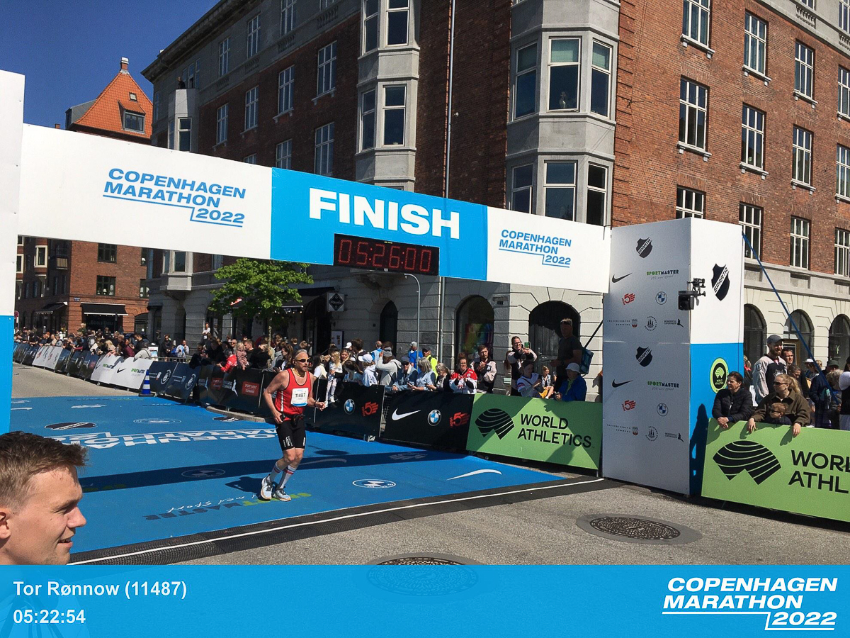 Copenhagen Maraton 2022 - Tor Rnnow